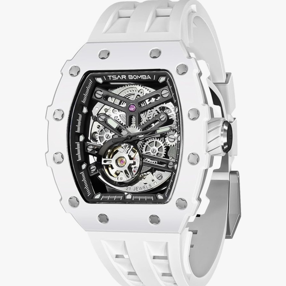 Tsar Bomba Automatic Luxury White Watch